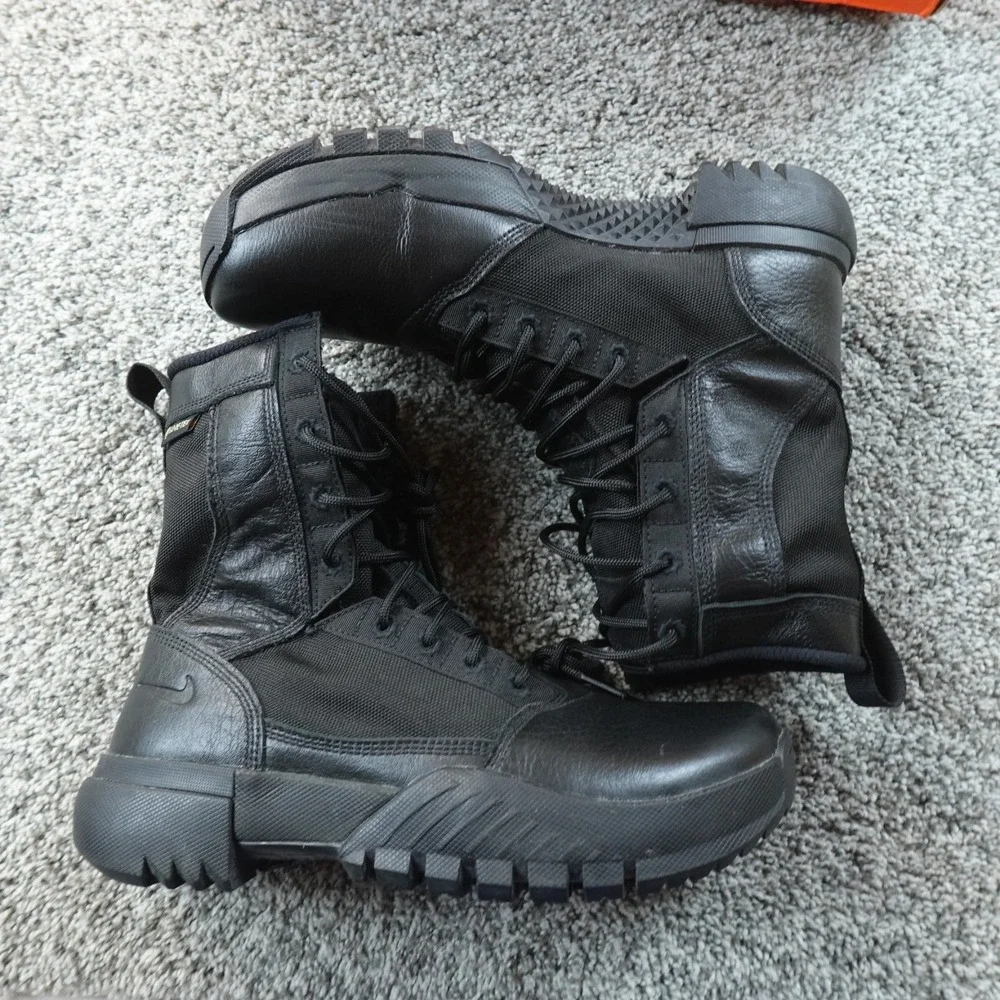 NEW Nike Boots Mens 8 SFB Air Field Ukiah GTX Goretex Black Combat FV0189-001‎